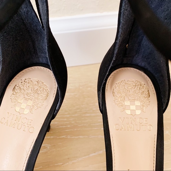 Vince Camuto Black Strappy Heels - Picture 2 of 7